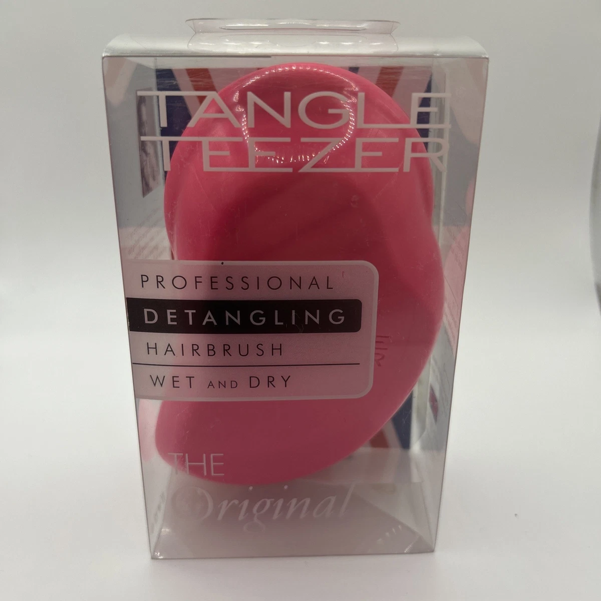 Mini Haarbürste Wet-N-Dry Rosa – Kleine Reisebürste Zum Entwirren Für Nasses & Trockenes Haar