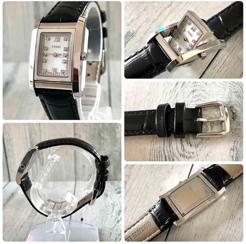 Orologio donna analogico FENDI 7600L Loop 10P quadrante bianco funzionamento confermato