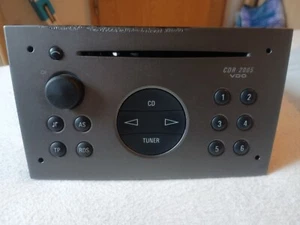 VDO CDR 2005 Opel Autoradio CD Corsa Meriva Omega Signum Vectra 24469306 uy8 - Bild 1 von 4