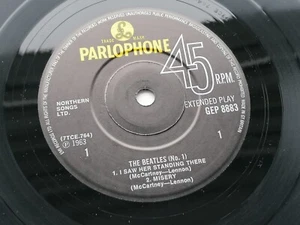 THE BEATLES NO 1 1963 UK EP 1980s SOUTHALL PRESSING - Imagen 1 de 8