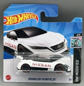 Hot Wheels Short Card Nissan Leaf Nismo RC 4/5 HW Modified 91/250 “NEW” Free S&H