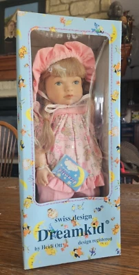 Boneca Vintage Artista Heidi Ott 14" Vinil e Pano Dreamkids NICOLE Menina NRDB - Imagem 1 de 4