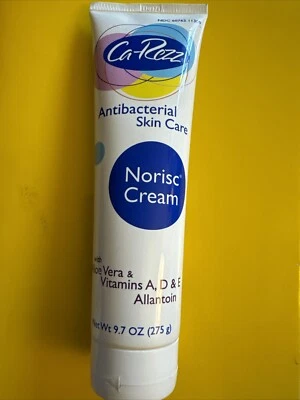 Ca-Rezz Creme Antibacteriano para Cuidados com a Pele Norisc Vitaminas Aloe 9,7 oz NOVO - Imagem 1 de 4
