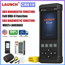 LAUNCH CR619 OBD2 Diagnostic Tool Engine ABS SRS Car Scanner Clear Code Reader