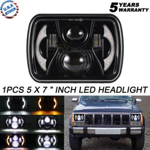 Faro LED 120W 7X6 5X7 PULGADAS para 84-01 Cherokee XJ 1986-1995 Jeep Wrangler YJ - Imagen 1 de 12