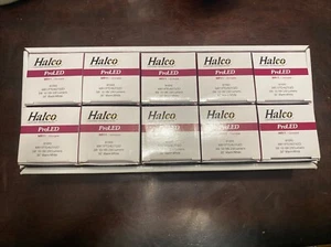Case (10) Halco PROLED Bulb 81093 MR11 827 LED 3W 10-18V Warm White - New In Box - Picture 1 of 6