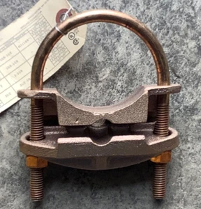 Lot of 20 pcs, Burndy GAR1829, 2” Ground Clamp, 2/0 to 250MCM AWG Ground Wire - Picture 1 of 3