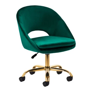 Kosmetikhocker Rollhocker Hocker 4Rico Drehbar QS-MF18G Grün - Bild 1 von 8