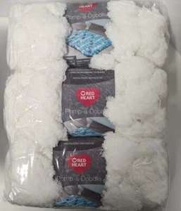 6 Skein Pack Red Heart Pomp a Doodle Yarn "Snowball " #1915 - Picture 1 of 1