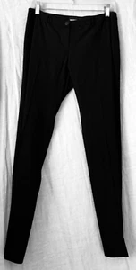 Pantalones ajustados para mujer Emporio Armani elásticos de mezcla de lana negra talla 6 con heladas con cremallera - Imagen 1 de 16