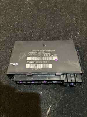 Audi A4 BCM 2007 2008 módulo de control de carrocería de bloqueo de robo computadora 8E0959433CG Foto 1 de 3
