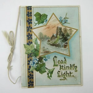Victorian Child's Picture Prayer Book Lead Kindly Light Raphael Tuck Antique - Picture 1 of 18