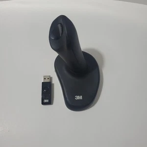3M Wireless Ergonomic Optical Vertical USB Mouse EM550GPS w/ Dongle - TESTED - Afbeelding 1 van 9