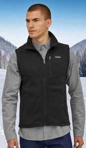 Patagonia Better Sweater Fleece Vest Men 2XL Black EUC - Picture 1 of 10