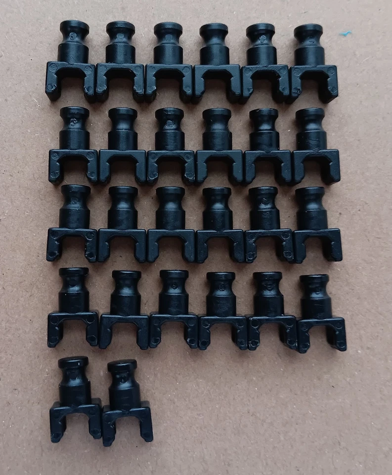 Conectores de extremo de varilla negra K'nex de 26 piezas Foto 1 de 1