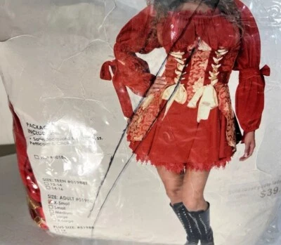 Disfraz de Halloween pirata Gold Coast Dama XS para mujer extra pequeño Foto 1 de 4
