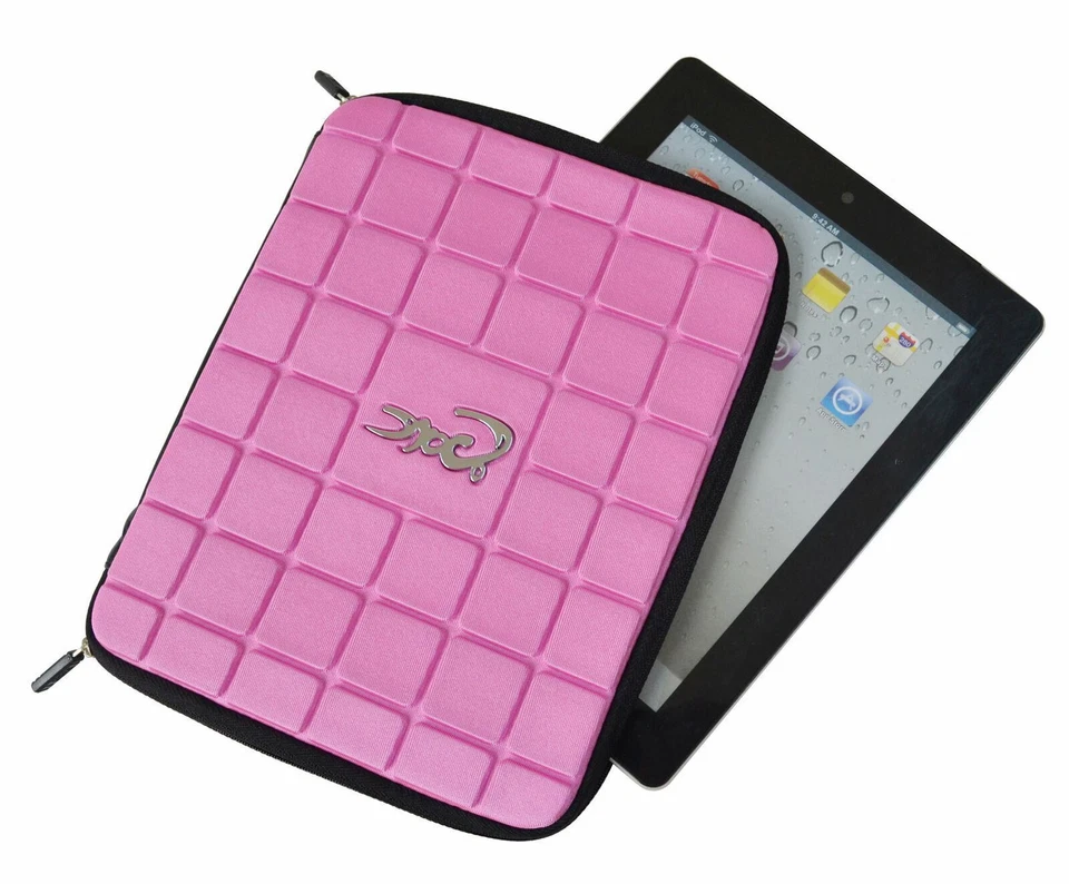 Croco Eva Protection Carry Case Cover/Sleeve for iPad 1 2 3 4 - Pink