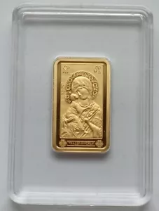 Belarus 50 rubles 2012 Icon of the Most Holy Theotokos of Vladimir Gold - Picture 1 of 2