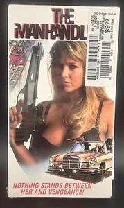 The Manhandlers VHS Cara Burgess 1991 Sleeze Trash Cult TransWorld v1 - Imagen 1 de 7