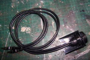 2 USB Males to 2 USB Female Car Dash surface Mount - 1 m Extension Cable - New - Bild 1 von 4