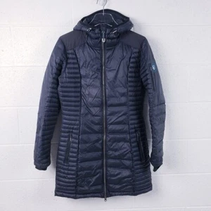 Kuhl Women's Spyfire Parka Winter Jacket Down Filled Hooded Black Size Small - Picture 1 of 10