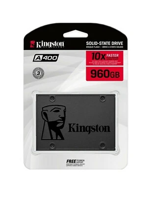 Kingston A400 960 GB Internal, 2.5 inch (SA400S37/960G) Solid State Drive,, - Image 1 of 2
