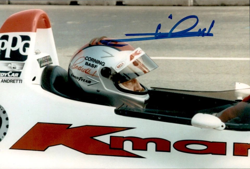 Mario Andretti Signed Autographed 4x6 Photo Indy 500 NASCAR Race Car Driver #2 Foto 1 de 1