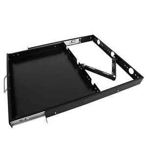 Raising Electronics 1HE Rack Mount Sliding Keyboard Drawer 19" Keyboard Tray - Bild 1 von 6
