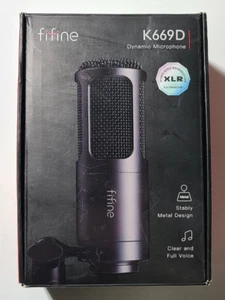 Fifine K669D Dynamic Microphone, Black - Picture 1 of 7