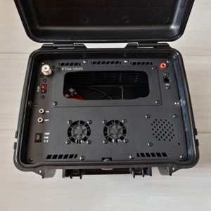 Black Emergency Radio Communication Box with Metal Panel Dedicated - Zdjęcie 1 z 6