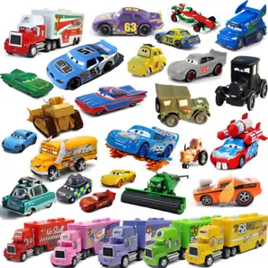 1:55 Lotto auto Disney Guido Lightning McQueen modello pressofuso giocattoli auto regalo per ragazzo - Foto 1 di 210