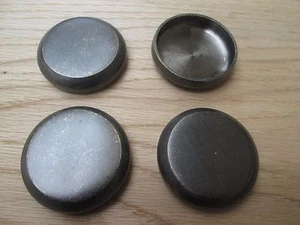 MASSIV MESSING Antik Messingrolle Rollen Tassen Untersetzer Boden GLEITER Möbel - Bild 1 von 3
