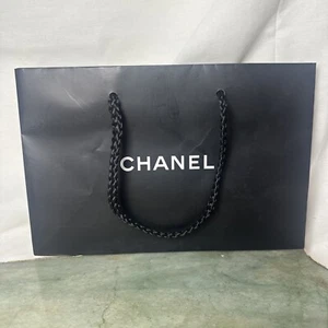 Original Chanel kleine Paper Shopping Geschenktüte schwarz - Bild 1 von 7