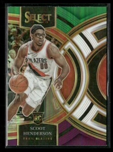 2023-24 Select Rookie Premier Level Tri Color Scoot Henderson - Picture 1 of 2