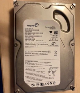 Seagate Barracuda 160GB 7200RPM SATA 3Gbps 3.5" LFF Hard Disk Drive ST3160812AS - Picture 1 of 2