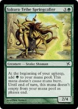Sakura-Tribe Springcaller x4 NM Magic the Gathering Betrayers of Kamigawa, # 142