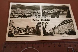 gran tarjeta antigua - saludo de Zella-Mehlis 1962 - Imagen 1 de 1