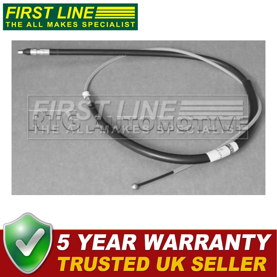 First Line Rear Hand Brake Cable Fits BMW 1 Series 2 1.5 1.6 D 2.0 3.0 - Image 1 of 4