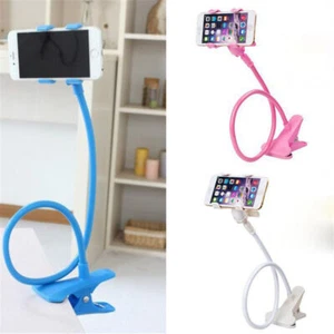 Phone For Car Lazy Holder Mobile Bed Desk Stand Bracket Flexible iPhone - Picture 1 of 16