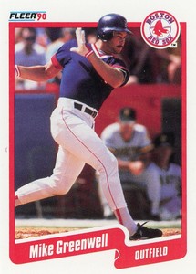1990 Fleer Baseball Card  #277 - Mike Greenwell - Boston Red Sox