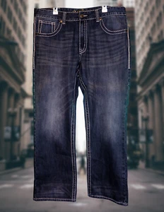 Wrangler Rock 47 Relaxed Boot Jeans Men's Size 38 x 32 - Picture 1 of 7
