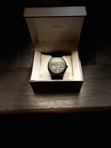 MENS EDISON ROADSTER AUTOMATIC HEXAGON WATCH - Bild 1 von 3