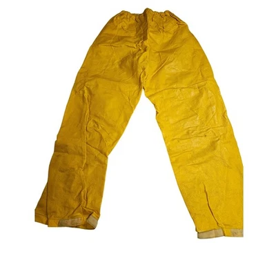 Peter Storm Bukflex PVC Tuff Storm Waterproof Rain Pants Mens Medium Yellow - Image 1 of 4