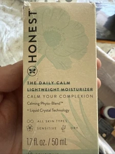 Neu! 2X! Honest The Daily Calm leichte Feuchtigkeitscreme 50ml/1,7oz KOSTENLOSER VERSAND - Bild 1 von 6