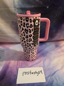Hydrojug X Victoria's Secret VS PINK LEOPARD 40oz Traveler Tumbler NEW IN BOX