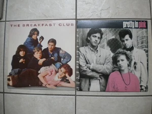 Pretty In Pink + Breakfast Club Soundtrack LPs by Various Artists Vinyl 1980s - Picture 1 of 10