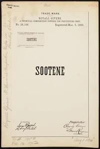Royal Givens Sootene brand Chemical Composition Powder Preventing Soot - Picture 1 of 1