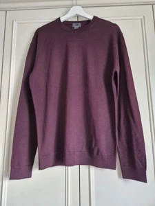 H&M Merino Wool Fine Knit Jumper, Burgandy,  Size M  - Picture 1 of 6