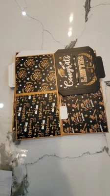 Sinasasspel 6 PIEZAS Abogado Graduación Caja de Dinero Regalo en Efectivo con Tarjeta Extraíble PT5 Foto 1 de 4