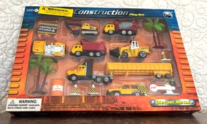 NEU Vintage Tough Construction Spielset - Druckguss - 7 Fahrzeuge plus Zubehör - Bild 1 von 12